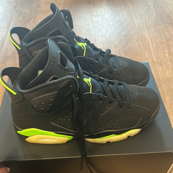 Air Jordan 6 Retro "ELECTRIC GREEN" 2021 - Size 10- CT8529 003 (7884-5)😊 - Picture 3 of 4